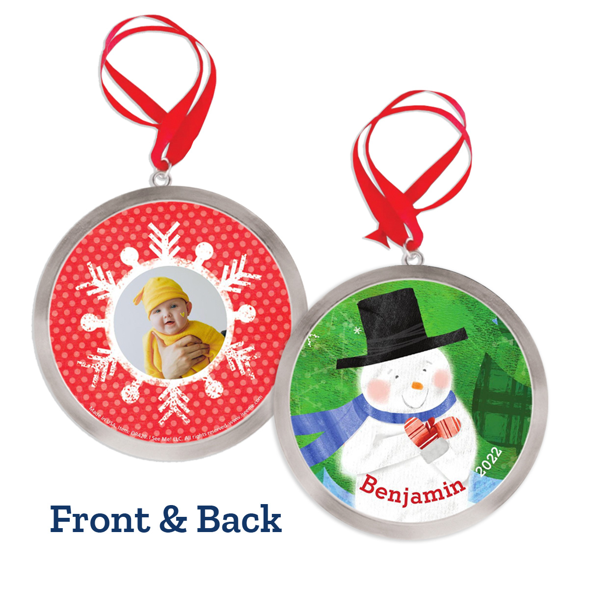 My Magical Snowman Personalized Book and Ornament Gift Set