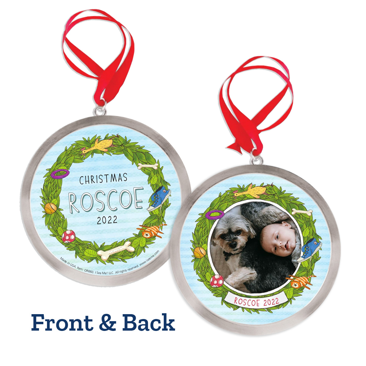 If My Dog Could Talk Personalized Ornament