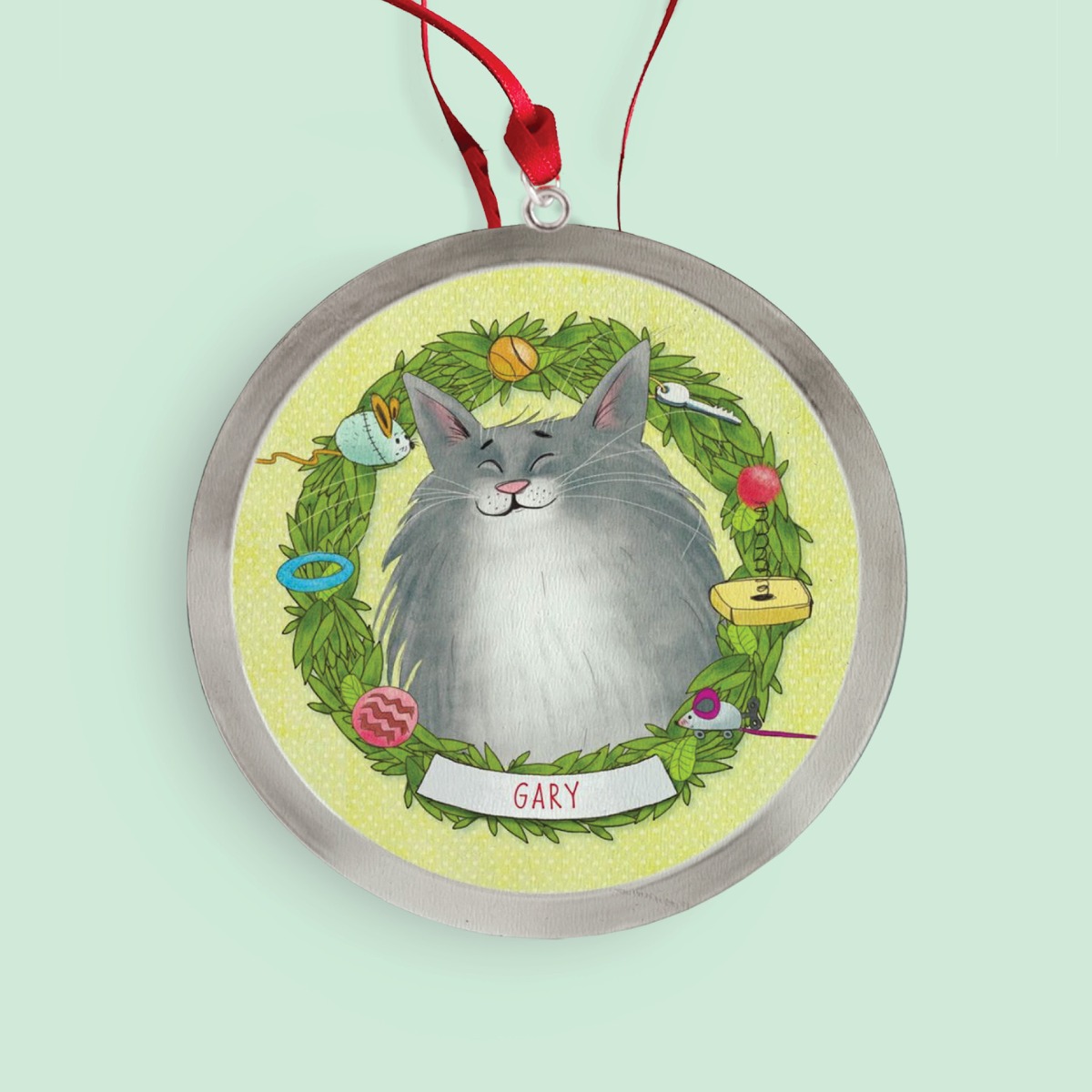 If My Cat Could Talk Personalized Ornament