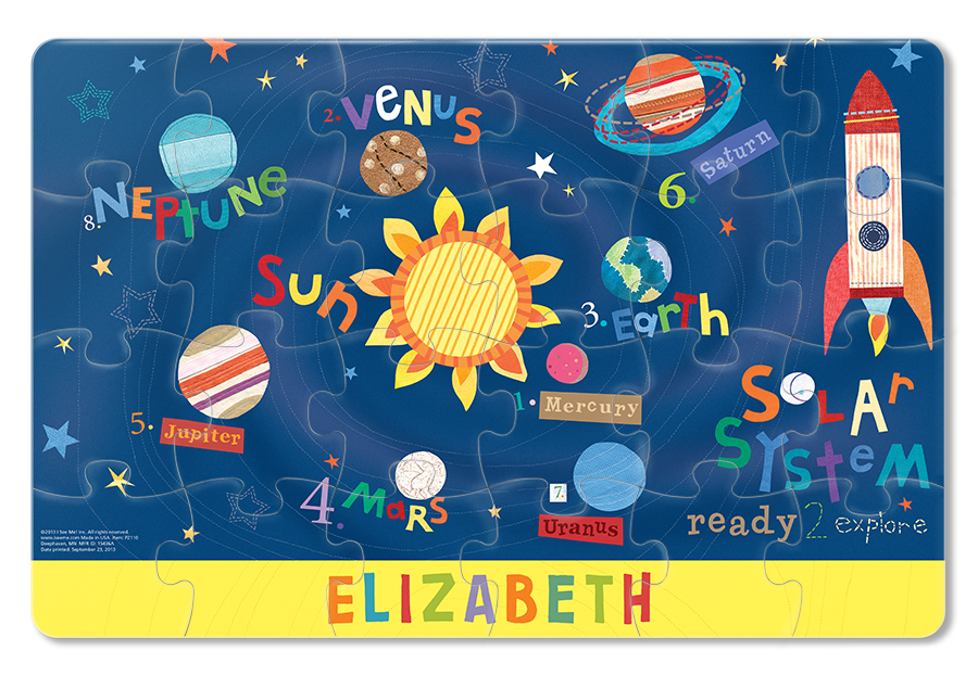 Outerspace Personalized Puzzle