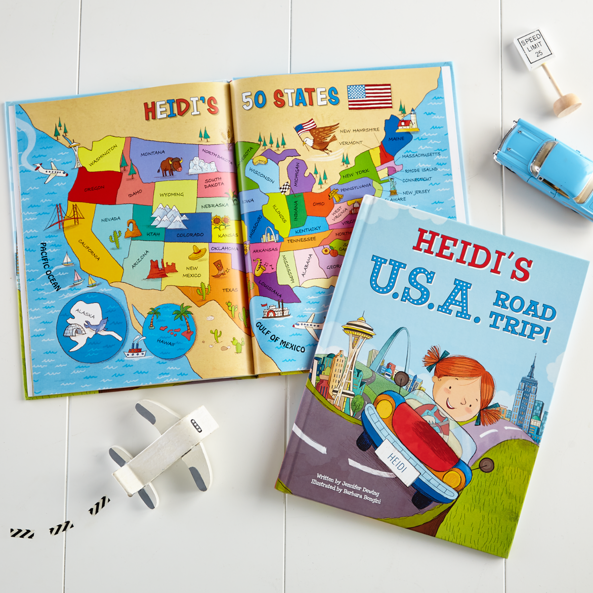 My U.S.A. Road Trip Personalized Book