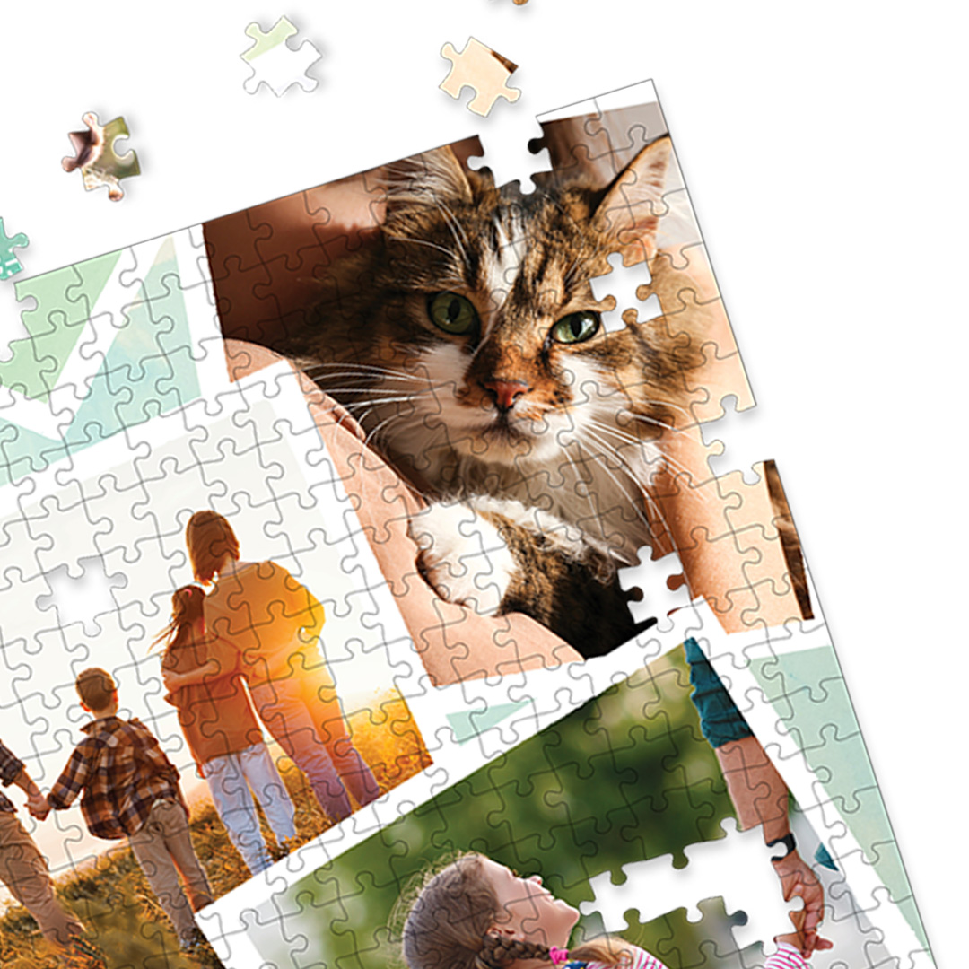 Personalized Photo Collage Puzzle – 500 Pieces 