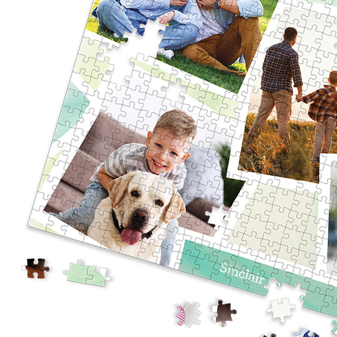 Personalized Photo Collage Puzzle - 500 Pieces