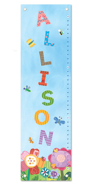 Dreamy Day Personalized Growth Chart