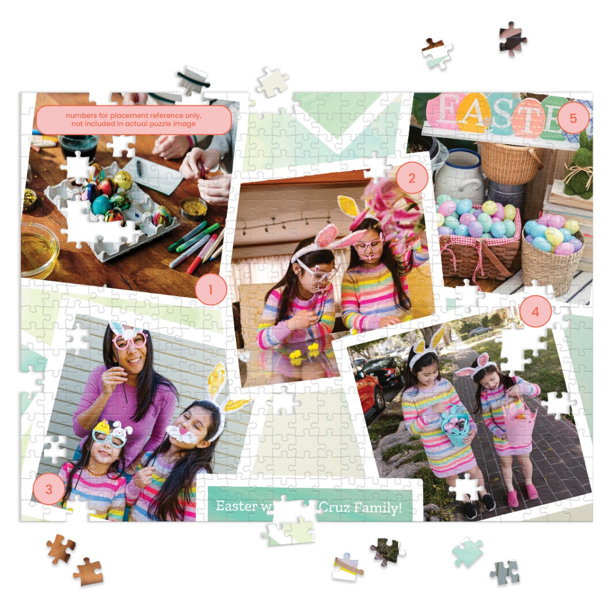 Personalized Photo Collage Puzzle – 500 Pieces 