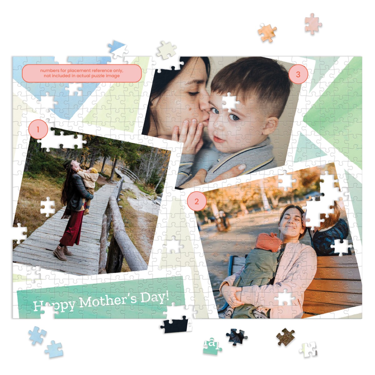 Personalized Photo Collage Puzzle – 500 Pieces 