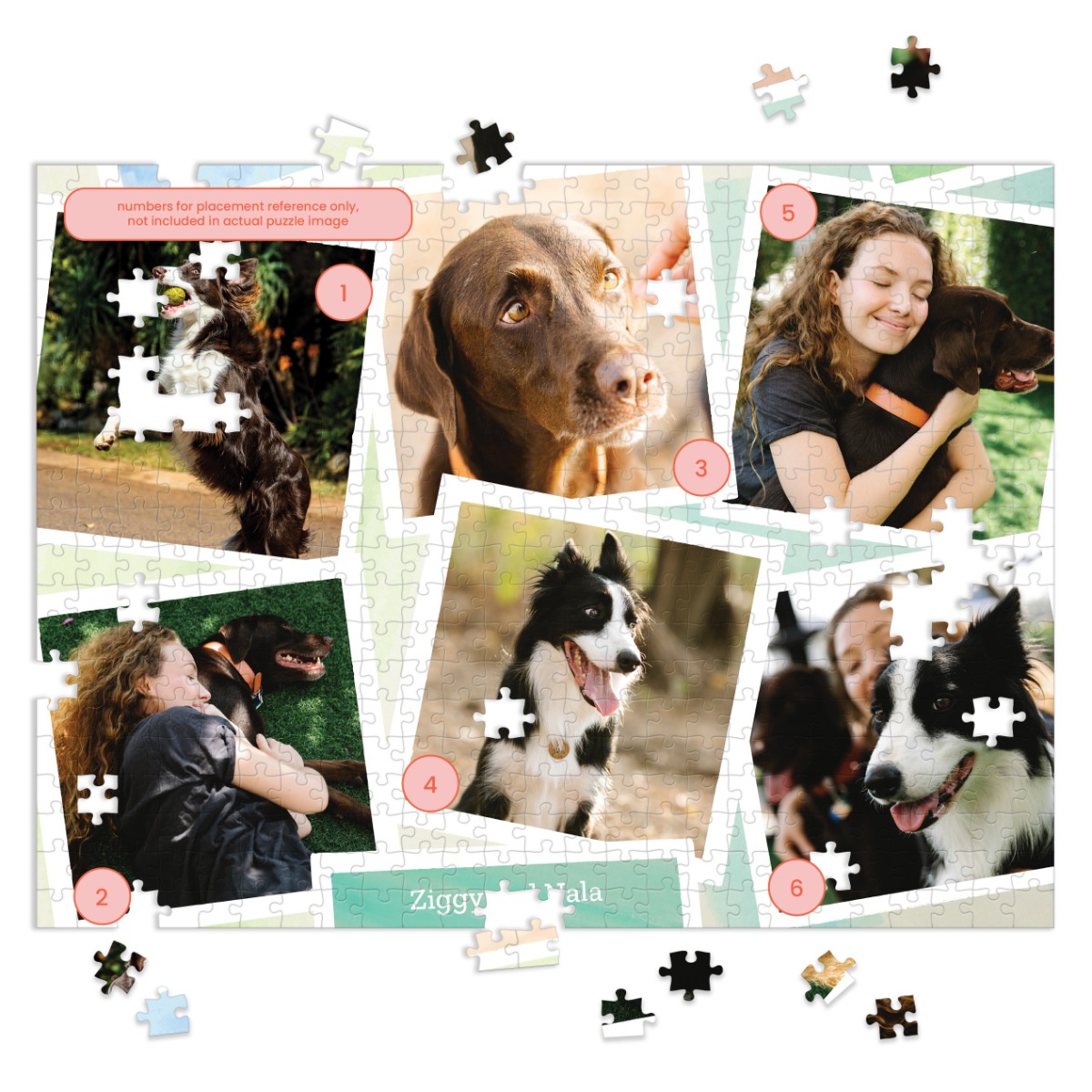 Personalized Photo Collage Puzzle - 500 Pieces