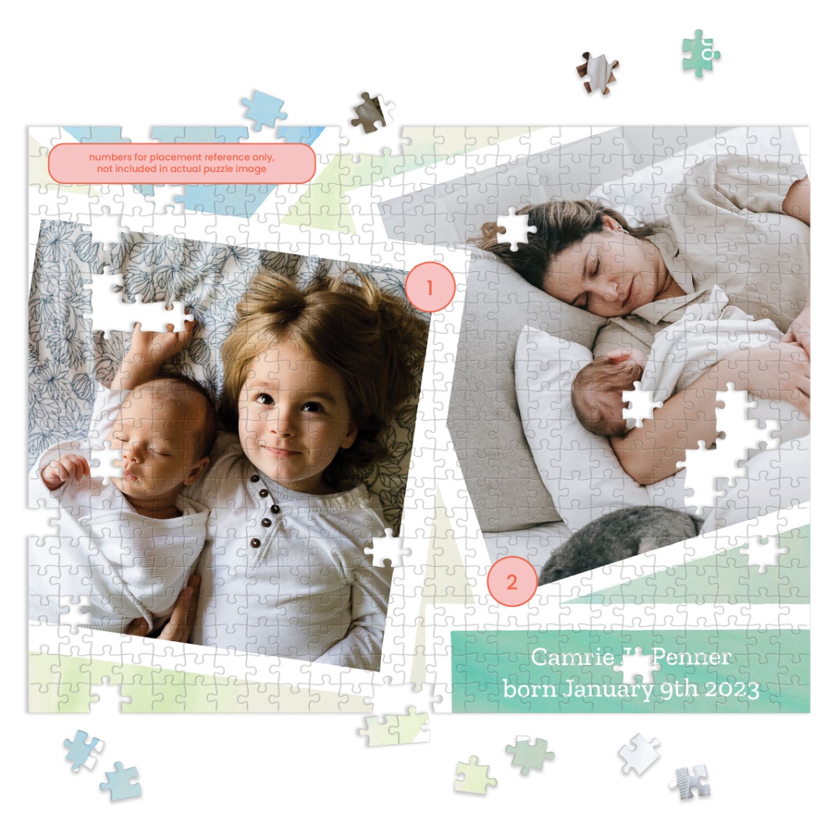 Personalized Photo Collage Puzzle - 500 Pieces