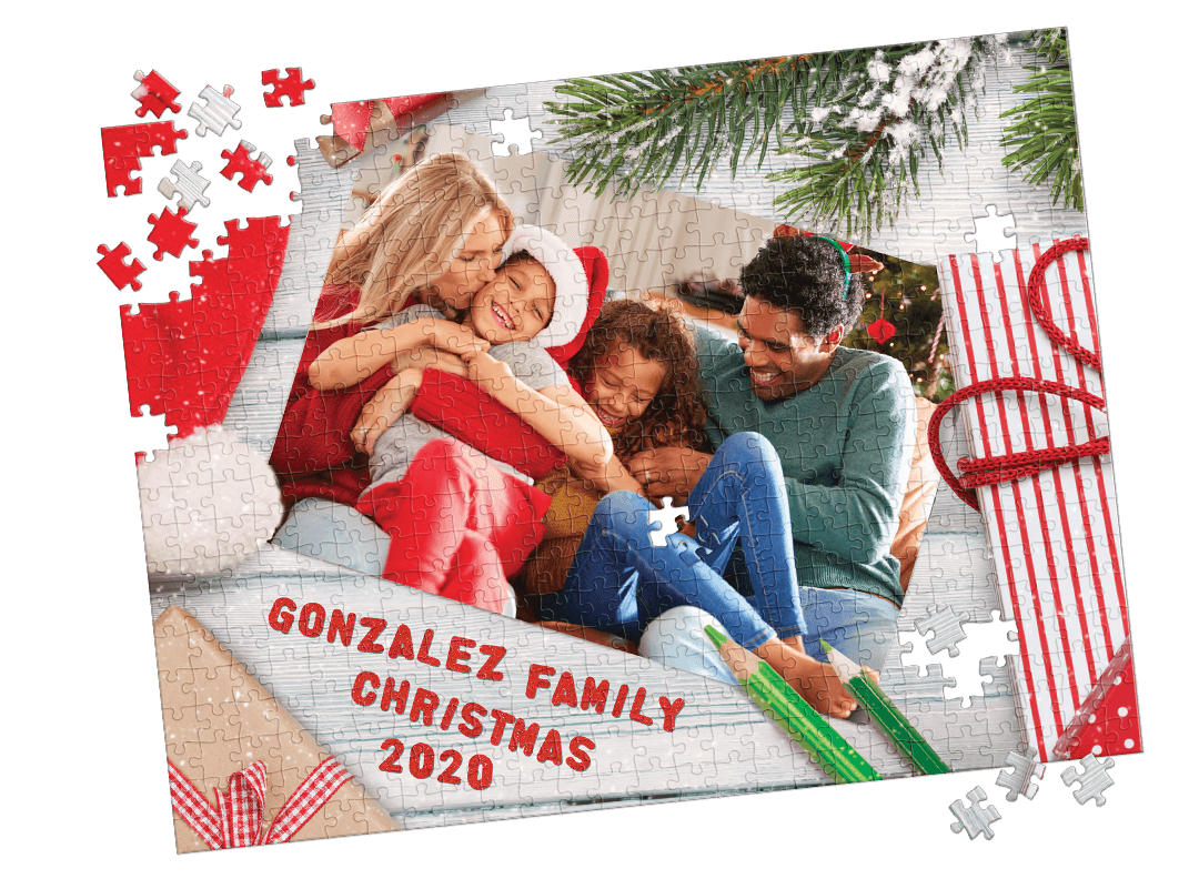 Holiday Photo Personalized Puzzle - 500 Pieces 