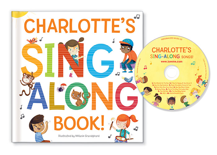 CDs　My　Me!　Music　See　and　Sing-Along　Book　I　Personalized　Kids'