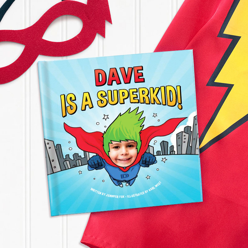 I am a Super Kid! Personalized Storybook, Cape, And Mask Gift Set