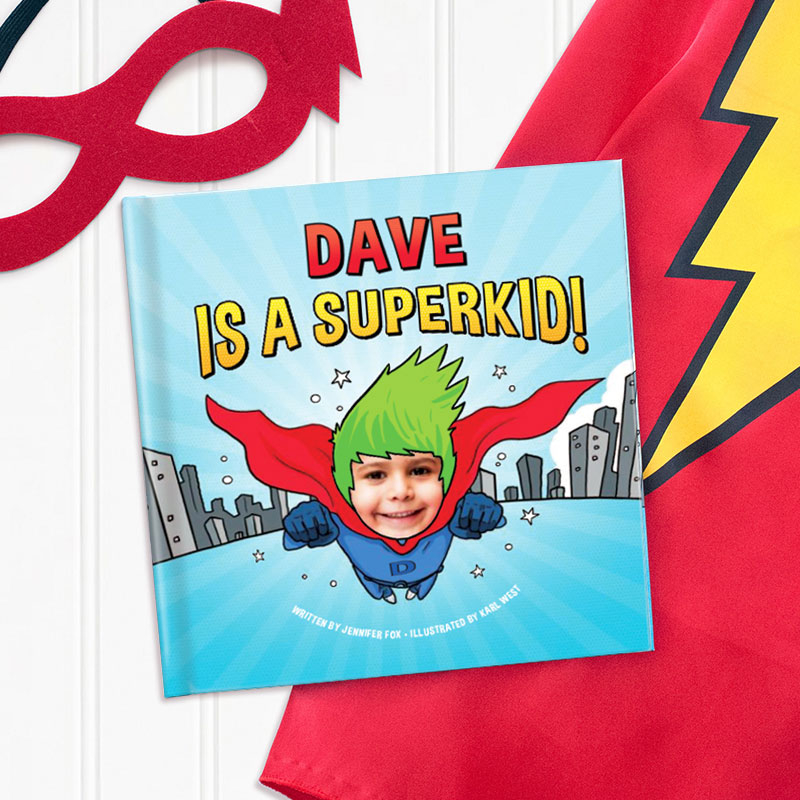 I am a Super Kid! Personalized Storybook, Cape, And Mask Gift Set