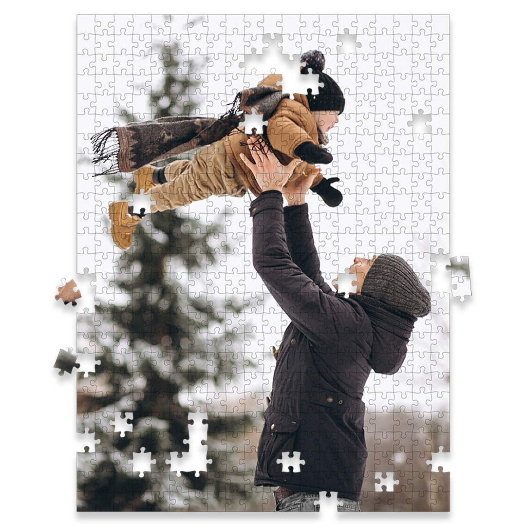Personalized Photo Puzzle, Portrait / Vertical – 500 Pieces 