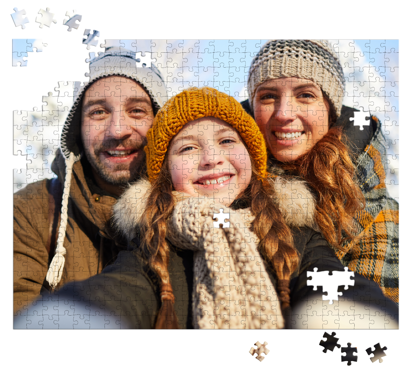 Personalized Photo Puzzle, Landscape / Horizontal – 500 Pieces 