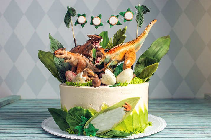 Dinosaur Birthday Party Supplies, Serves 12, Boys and Girls Dino