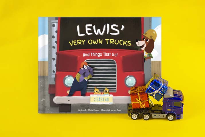 This Little Trucker is One Birthday Party my very own trucks book