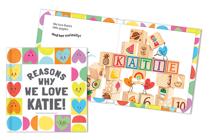  artist advice behind the book behind the scenes children's illustrator interview I See Me! illustrator Kacey Schwartz personalized book Reasons Why I Love You sneak peek 